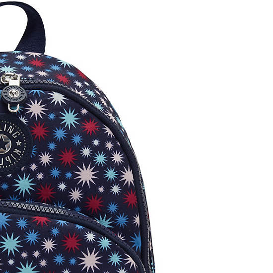 Kipling Paola Small Printed Rugzak Blauw | België 1614CT